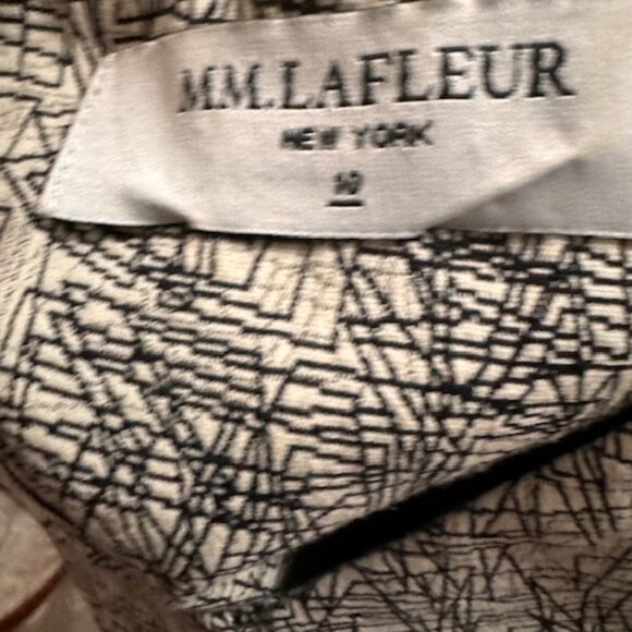 M.M. Lafleur The Giovanna Textured Ponte Dress Preppy Officecore - Picture 8 of 10